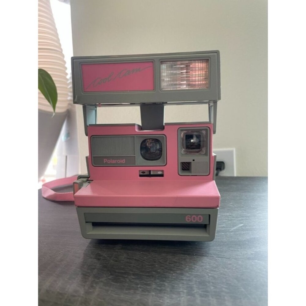 Vintage Polaroid Pink Cool Cam Vintage 600 Instant Camera